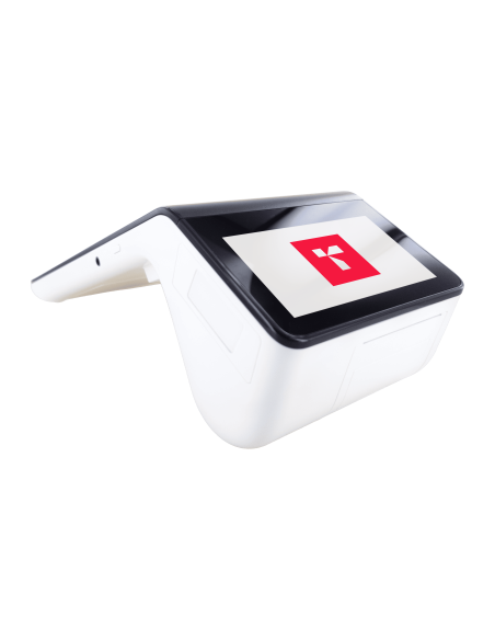 Caisse enregistreuse Techfive nomade et facile à utiliser avec afficheur client et paiement intégré