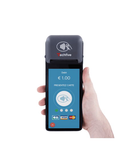 Caisse enregistreuse Techfive et terminal de paiement
