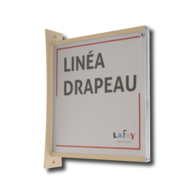 Photo Linéa Drapeau alu anodisé naturel 2