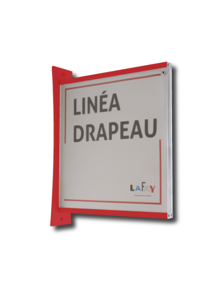 Photo Linéa Drapeau RAL3020 rouge