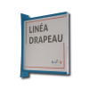 Photo Linéa Drapeau RAL5010 bleu