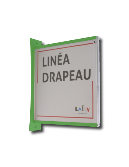 Photo Linéa Drapeau RAL6018 vert