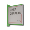 Photo Linéa Drapeau RAL6018 vert