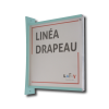 Photo Linéa Drapeau RAL6034 turquoise
