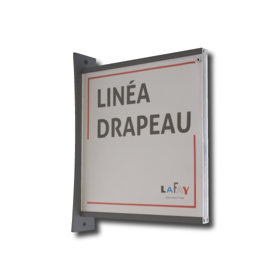 Photo Linéa Drapeau RAL7016 anthracite