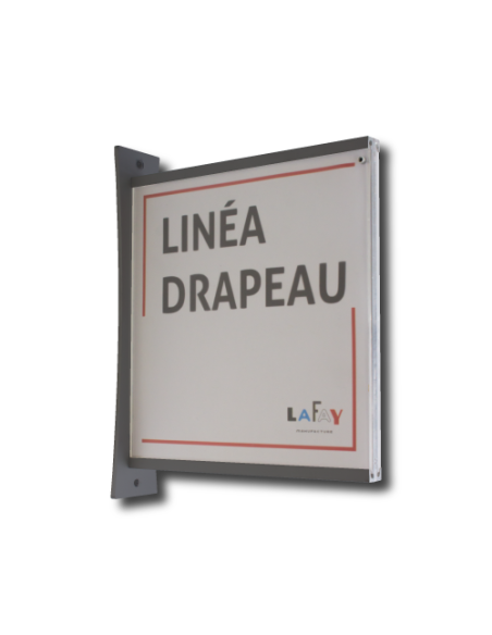 Photo Linéa Drapeau RAL7016 anthracite