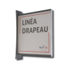 Photo Linéa Drapeau RAL7016 anthracite
