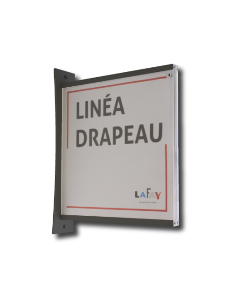Photo Linéa Drapeau RAL9005 noir