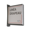 Photo Linéa Drapeau RAL9005 noir