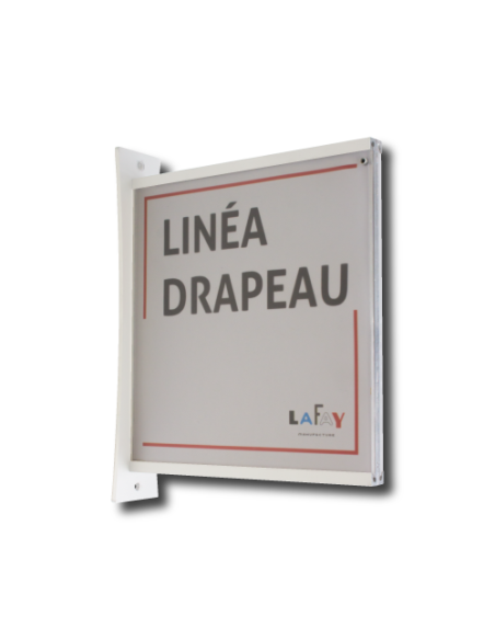 Photo Linéa Drapeau RAL9010 blanc
