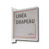 Photo Linéa Drapeau RAL9010 blanc