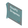 OnePli Drapeau turquoise