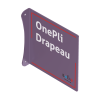 OnePli Drapeau violet
