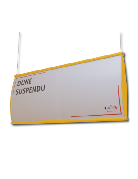 Dune suspendu laqué jaune