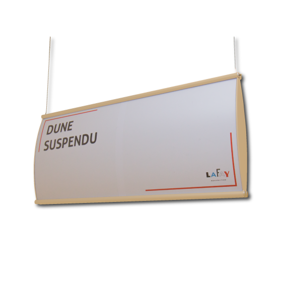 Dune suspendu laqué beige