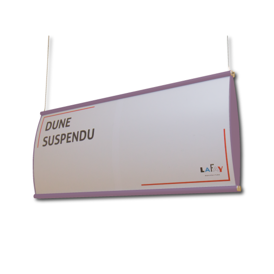 Dune suspendu laqué violet