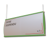 Dune suspendu laqué vert
