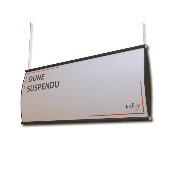 Dune suspendu laqué noir