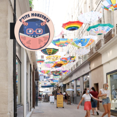 Panneau drapeau faces PMMA Rond 2