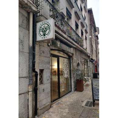 Enseigne drapeau caisson lumineux 2