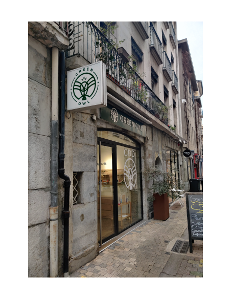 Enseigne drapeau caisson lumineux