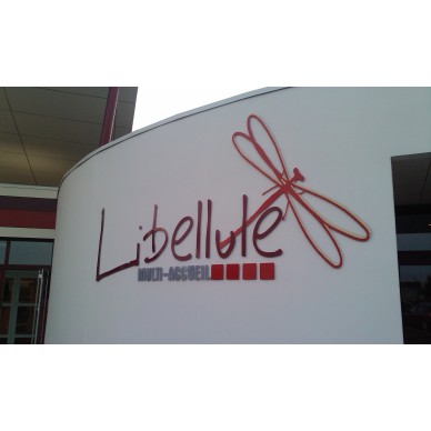 lettre a plat dibond aluminium composite 2