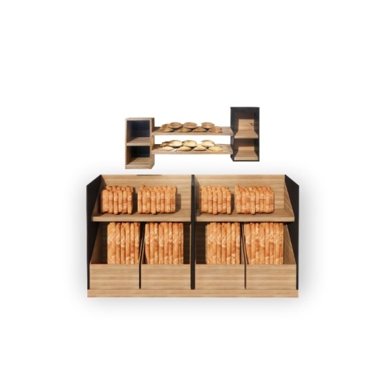 Mobilier pour boulangerie | Collection Noyer