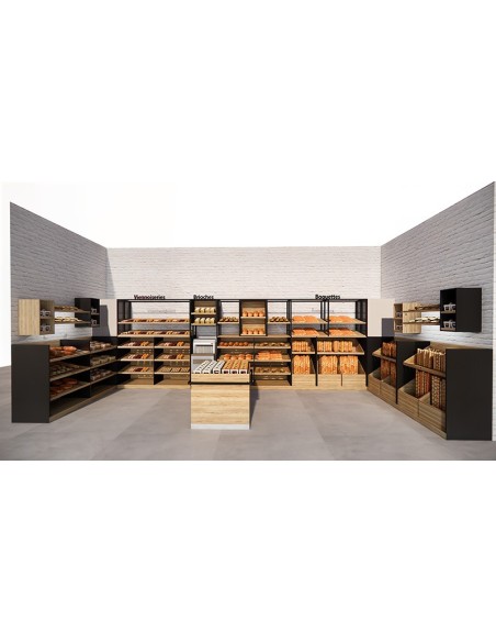 Mobilier pour boulangerie | Collection Noyer