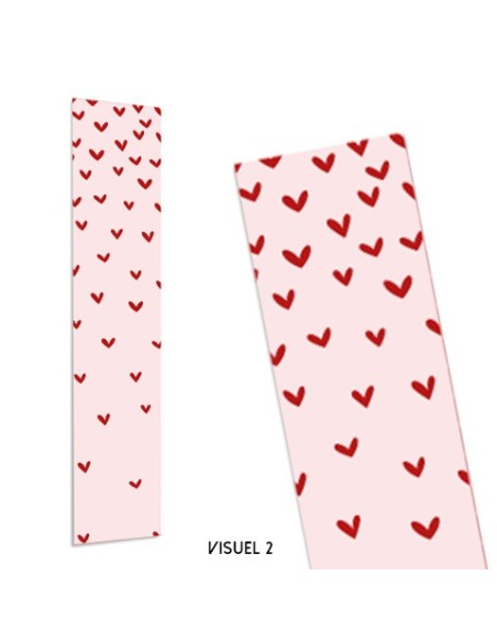 Fond en bâche imprimée - Décoration vitrine Saint-Valentin