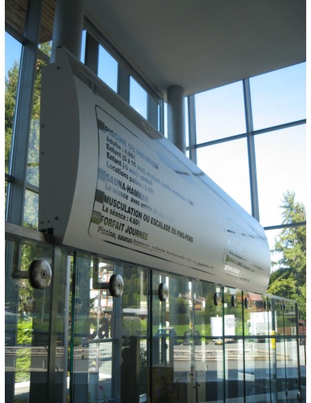 panneau galbé mural