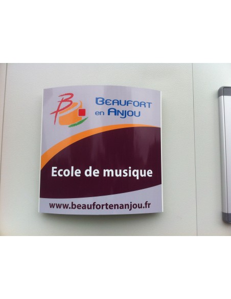 panneau galbé mural