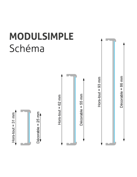 Plaque de porte ModulSimple