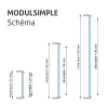 Plaque de porte ModulSimple