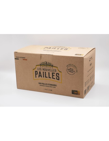 La paille bagasse en canne à sucre qui ne ramollit pas