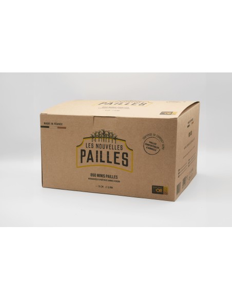 La paille bagasse en canne à sucre qui ne ramollit pas