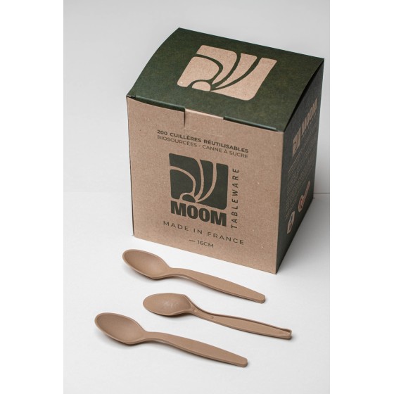 Cuillère réutilisable 16cms Made in France 1200 pcs