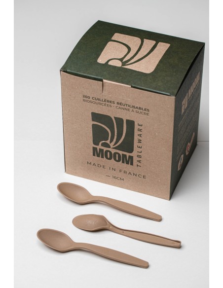 Cuillère réutilisable 16cms Made in France 1200 pcs