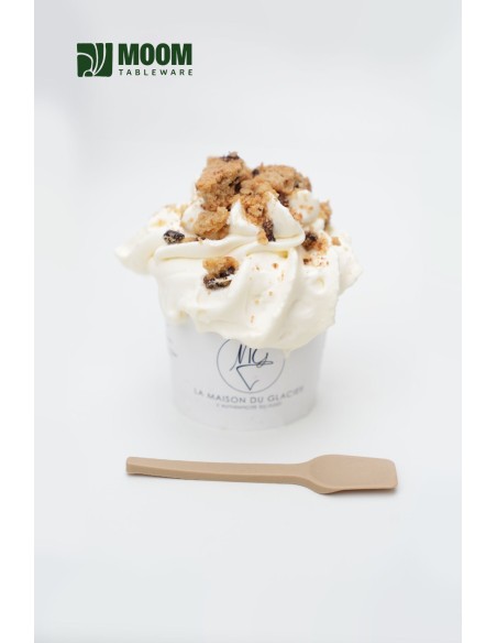 Cuillère à glace biosourcée en canne à sucre made in France 3200 pcs