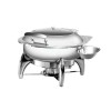 Chafing dish rond à hublot à induction sans support