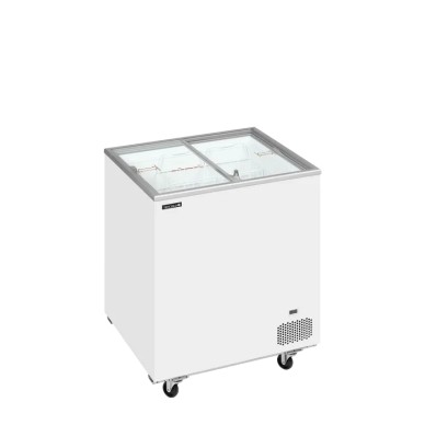 Conservateur portes vitrées coulissantes 165L