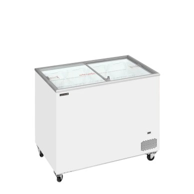 Conservateur portes vitrées coulissantes 255L