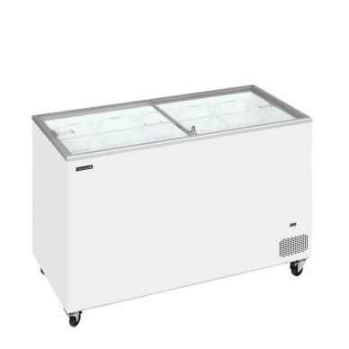 Conservateur portes vitrées coulissantes 350L