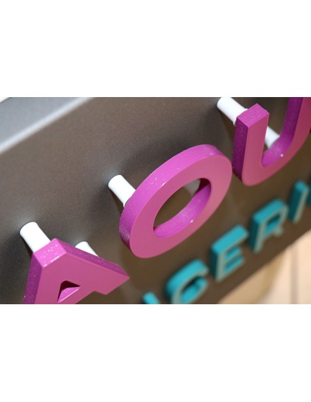 lettre a plat komadur pvc expanse