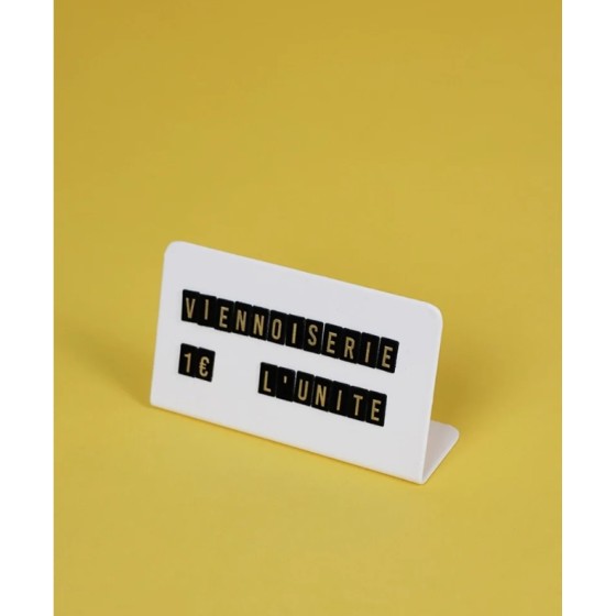 Porte Prix Vitrine Aimanté