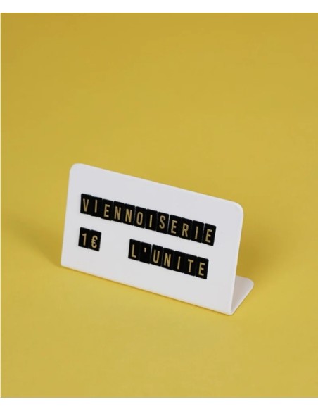 Porte Prix Vitrine Aimanté