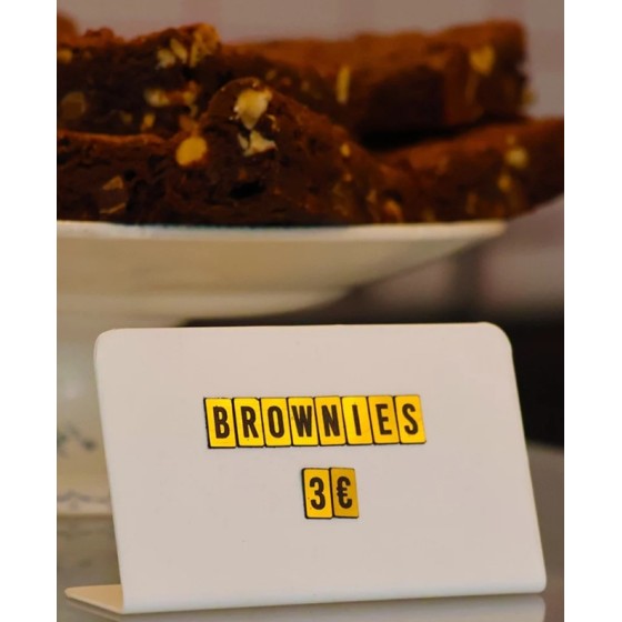 Porte Prix Vitrine Aimanté