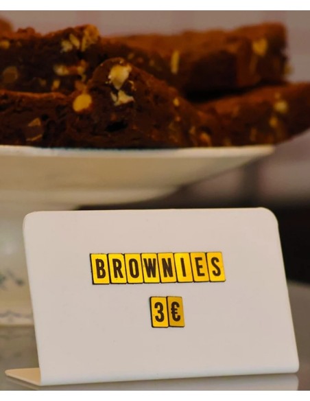 Porte Prix Vitrine Aimanté