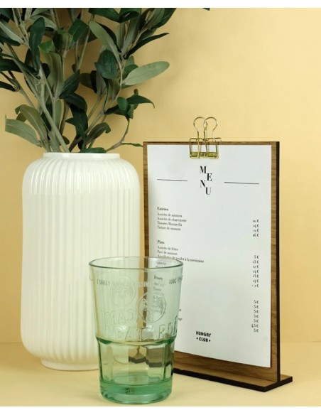 Porte menu de table Bois A5