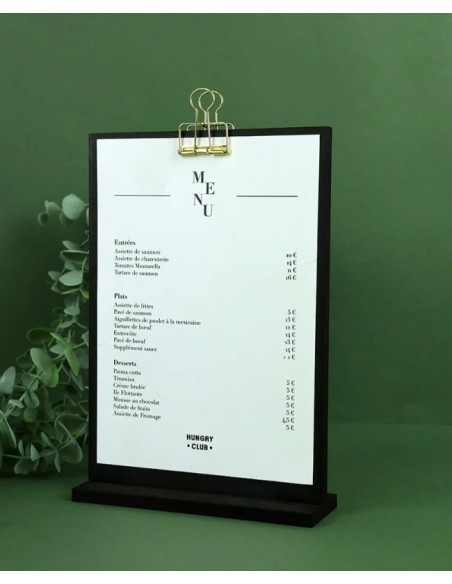 porte menu de table