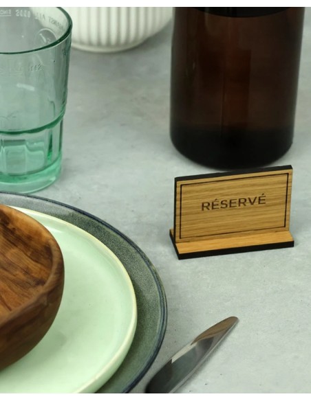 chevalet de table "réservé"